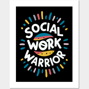 Social Work Warrior, Social Worker Posters and Art